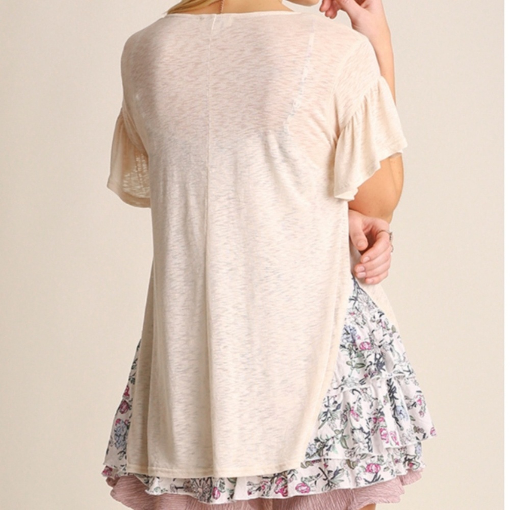 *NEW PRICE* Peek-a-Boo Ruffled 2-PcTop - Picture 4 of 4